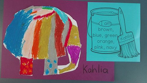 E is for Elmer the Elephant