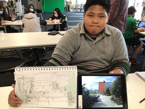 Perspective Drawing in Passion Project