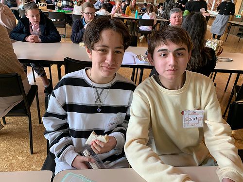 Scott and Hemi at the Marae