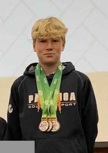 Max Stevenson Bronze Medal - 50m Breaststroke, Bronze Medal 100m Breaststroke, Bronze Medal 200m Breaststroke