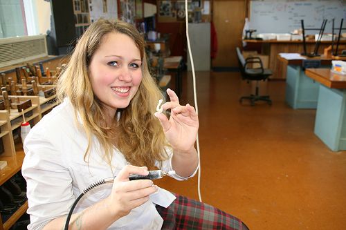 International student Māori class