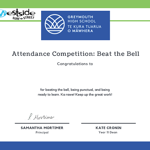 Attendance Competition: Beat the Bell