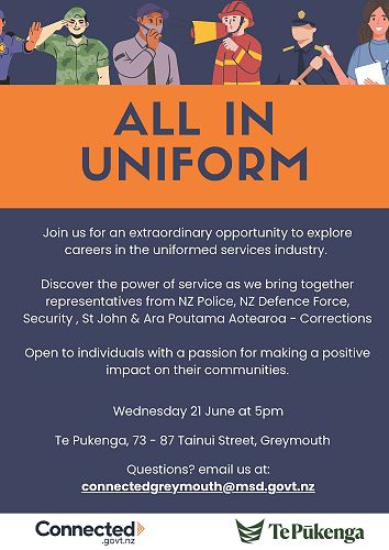 All In Uniform Event, Wednesday, 21st June, Te Pūkenga