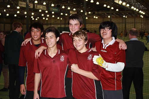 Futsal Senior Boys winning Juventus team Term 1