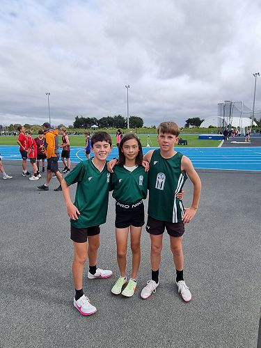 Our Under 14 3000m runners at the Canterbury Athletics Championships