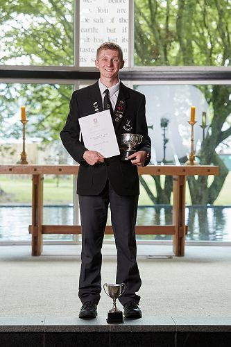 Dylan Woodhouse - Recipient of The Evan McCulloch Trophy for Proxime Accessit.