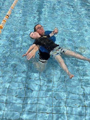 Swimming at Graham Condon