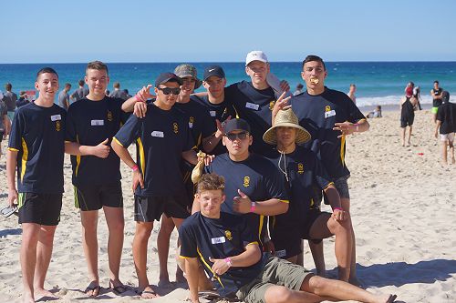 Rest Day sees the boys involved in the WorldSport Beach Sports