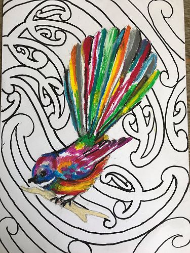 Fantail Pastel Marion Herbert