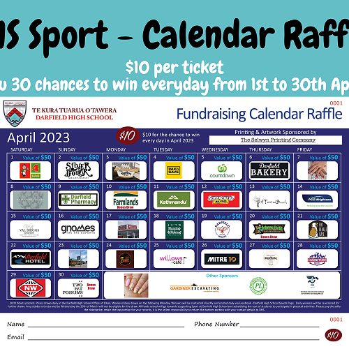 Calendar Raffle