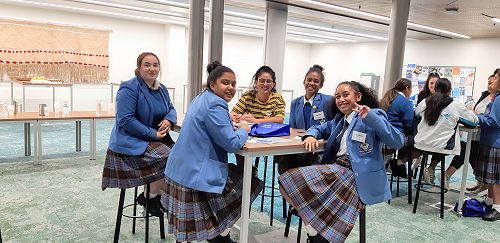 Year 9 and 10 Students at the Pacific Incubate Programme Entrepreneurship meeting. 