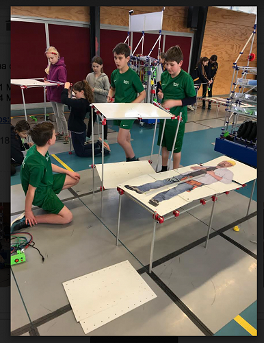 Team work was important.