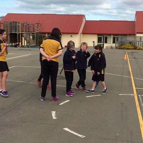 Medieval games with our big buddies in Room 20.