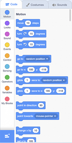 Here are some of the building blocks that you can add