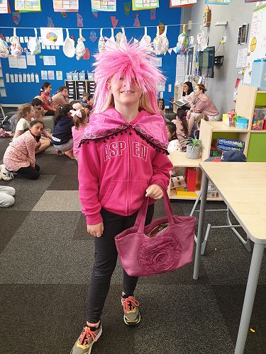 Pink Bag Lady!