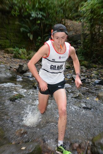 Oliver Chignell, winner of the Senior Cross Country Race