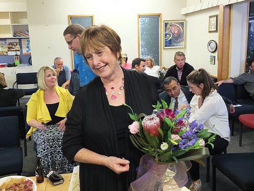 Wendy Marshall at her leaving function