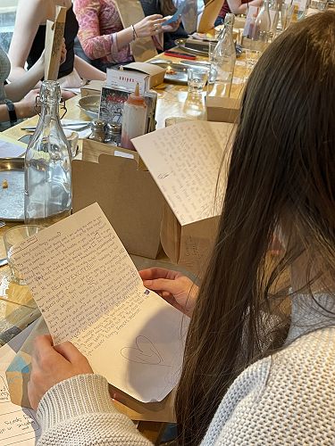 Emmy Stedman reading a letter to her Year 9 self