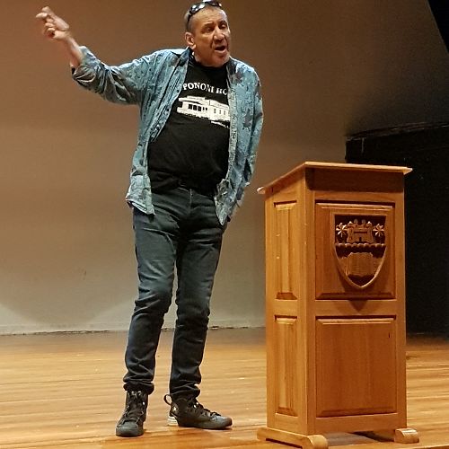 Te Awhi Rito Ben Brown visit