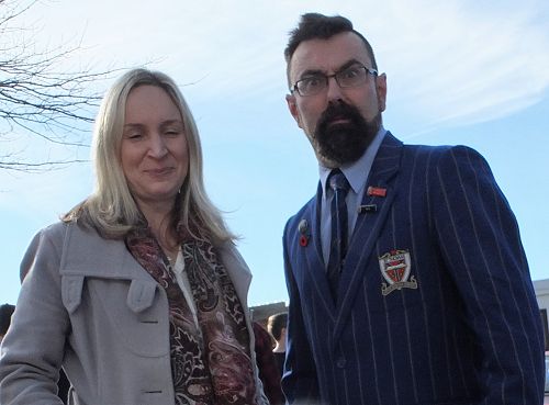 Mrs Kennedy and Steve ... one of her special kids from MASK