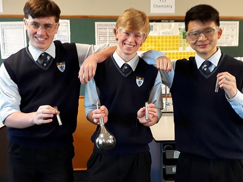 Max Petre, Liam Hewson and Trent Zhang