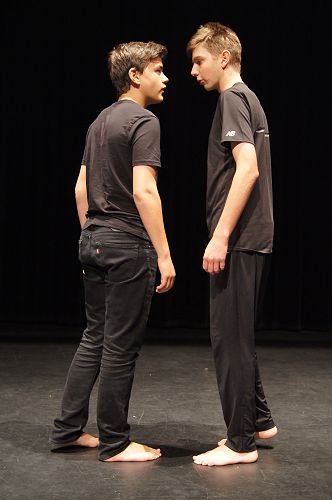 Quinn Benson-Gamble (left) and Mason Putt.