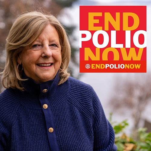 PAG Marion Cooper is coordinating the World 
    Polio  Day event in District  9830