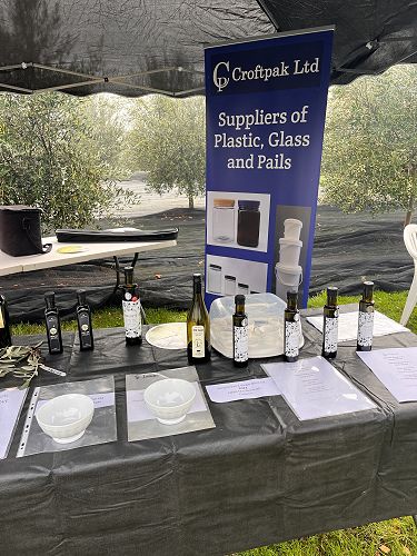 2023 Olive Community Pressing Day - tasting table