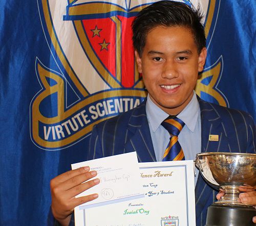 9RI Father J Harrington Cup - Isaiah Ong