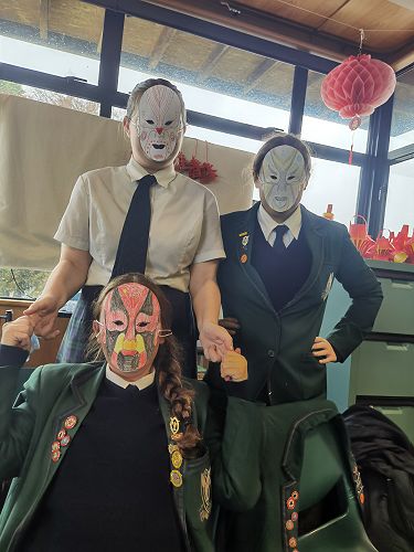 Gate Chinese Club - Our completed masks