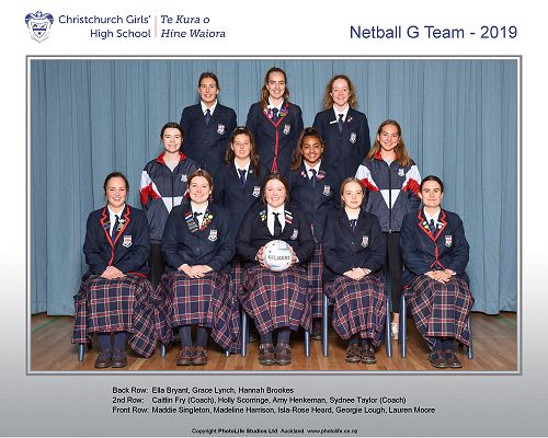 Netball G Team 2019