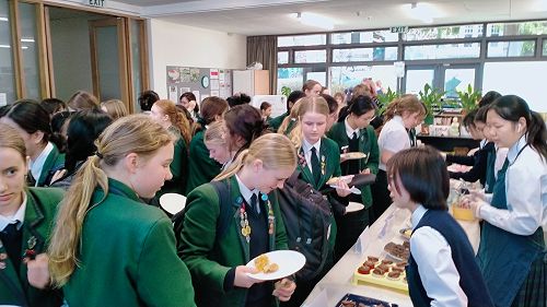 Snack food day in action