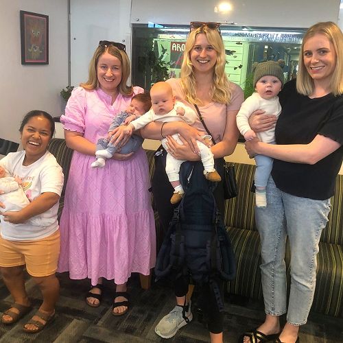 Sarah and Ezrah, Lucy and Toby, Shannon and Ellidy, Rebecca and Max