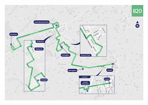 Bus 820 Map