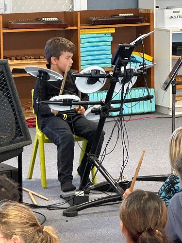 Charlie playing "Seven National Army"