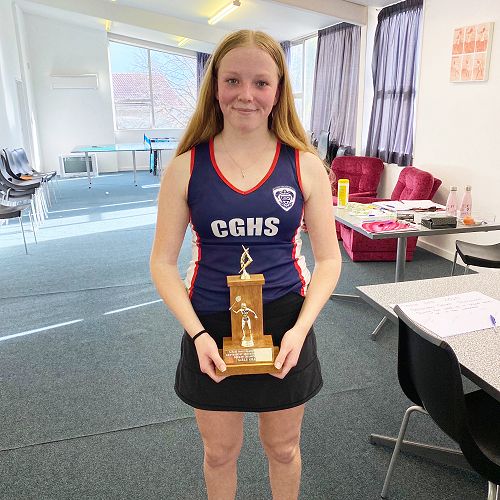 Canterbury Secondary Schools Squash Championships Girls' Event Winner 
