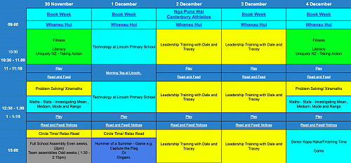 Year 7 Timetable