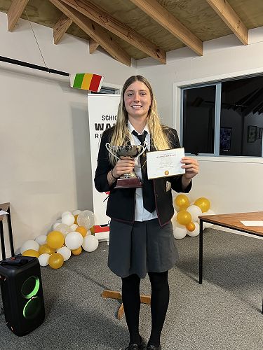 Top Sweeper of the year - Madeline Cox