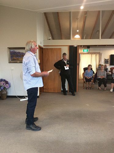 Parata Board Chair Peter Hargest welcomes everyone