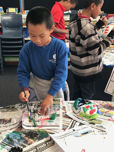 Team Harakeke Mask Making