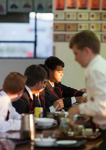Lunch time in the Boarders Dining Hall