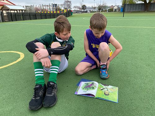 Jasper and his buddy