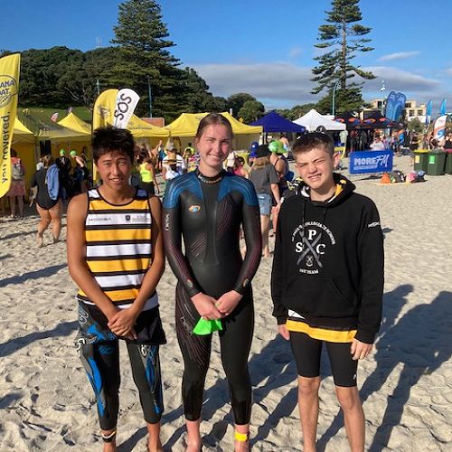 Matthew Chanwai, Nikita Coleman and Charlie Etherington