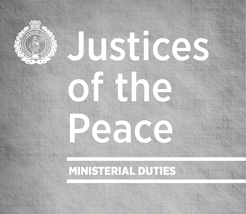 Justices of the Peace Ministerial Duties Manual