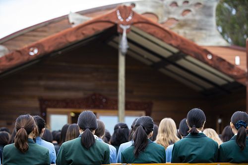 Watching the powhiri