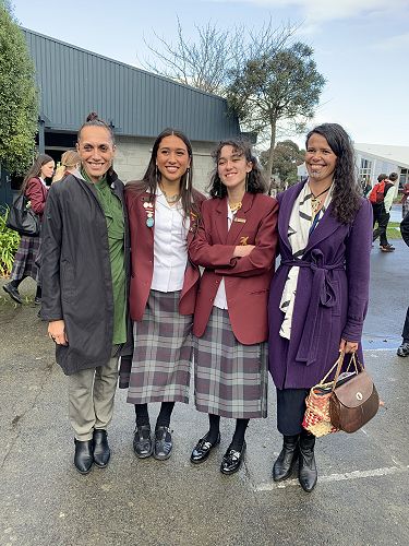 Wairaamia Taratoa-Bannister and Waimalie Rupene - Manu Korero Representatives