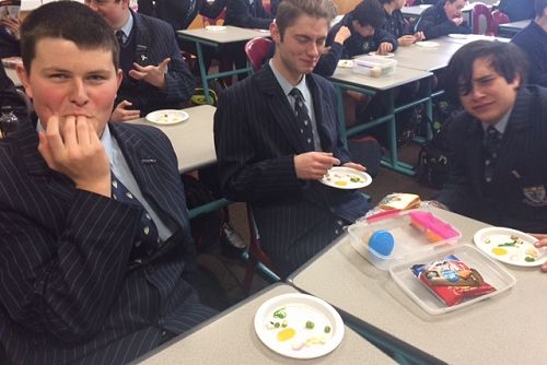 Japan Club food tasting