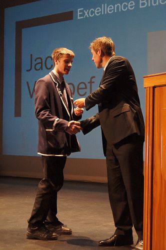 Jack Verhoef. Academic Blues Assembly - Level 2 Endorsed with Excellence 2016.