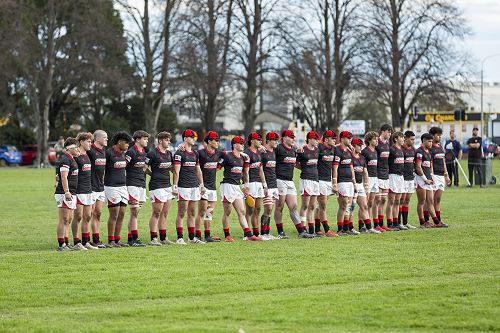 Team effort: The First XV squad.