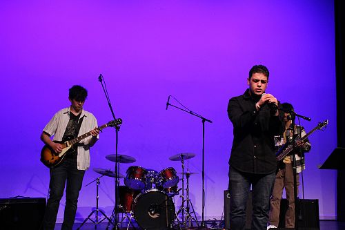 From left, William Forrester, Brody Fraser and Isaiah Pridmore.